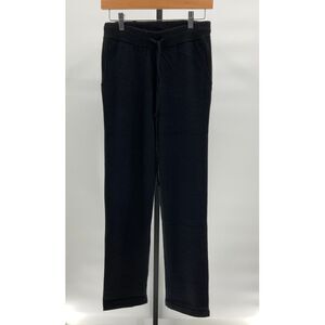 NWT Quince Women's SuperSoft Fleece Wide Leg Pant Black S